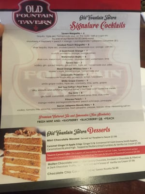 Menu photo 8 Old Fountain Tavern Dacula, GA Menu photo 8 Old Fountain Tavern Dacula, GA