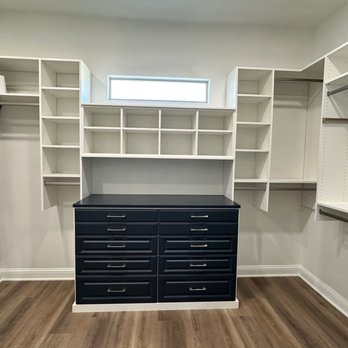 Inspired Closets Austin - Primary Closet - Cabinetry Near Me - Austin, Texas Inspired Closets Austin - Primary Closet - Cabinetry Near Me - Austin, Texas