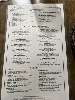 Menu photo 8 Main Street Cafe Hurricane, UT