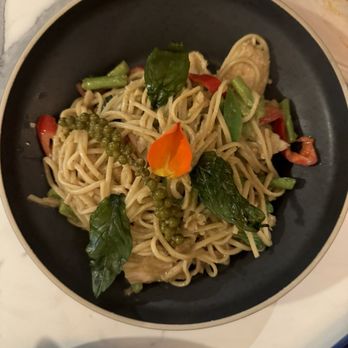 Ar-Haan - Green spaghetti with chicken - Thai Near Me - Houston, Texas