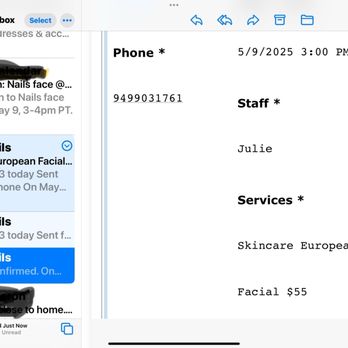 Esprit Nails And Spa Irvine - Confirmation email showing price - Nail Salons Near Me - Irvine, California Esprit Nails And Spa Irvine - Confirmation email showing price - Nail Salons Near Me - Irvine, California