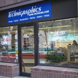 Technigraphics - Iowa City ped mall location.