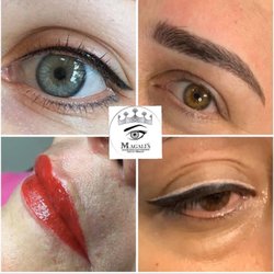 Magali's Beauty Zone - Microblading,Upper Eyeliner,Full lip,Top Eyeliner black and Beige