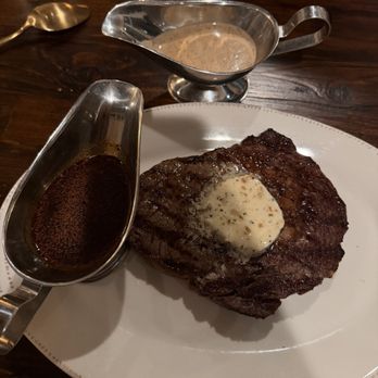 Oakhouse - Ribeye and Bourguignon sauce - Wine Bars Near Me - Auburn, California Oakhouse - Ribeye and Bourguignon sauce - Wine Bars Near Me - Auburn, California