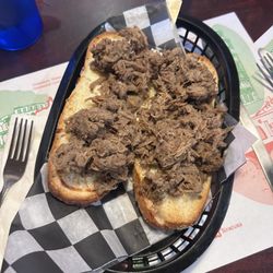 Mini Italian beef sandwich