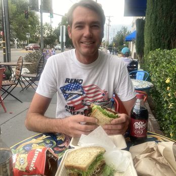 Erick Schat's Bakkery - Sharing a Mule kick sandwich! - Bakeries Near Me - Bishop, California Erick Schat's Bakkery - Sharing a Mule kick sandwich! - Bakeries Near Me - Bishop, California