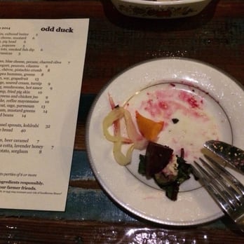 Odd Duck - Beets: the aftermath - American Near Me - Austin, Texas