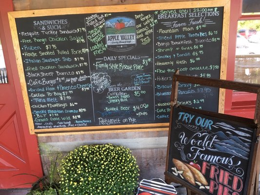 Menu photo 8 Apple Valley Cafe Townsend, TN