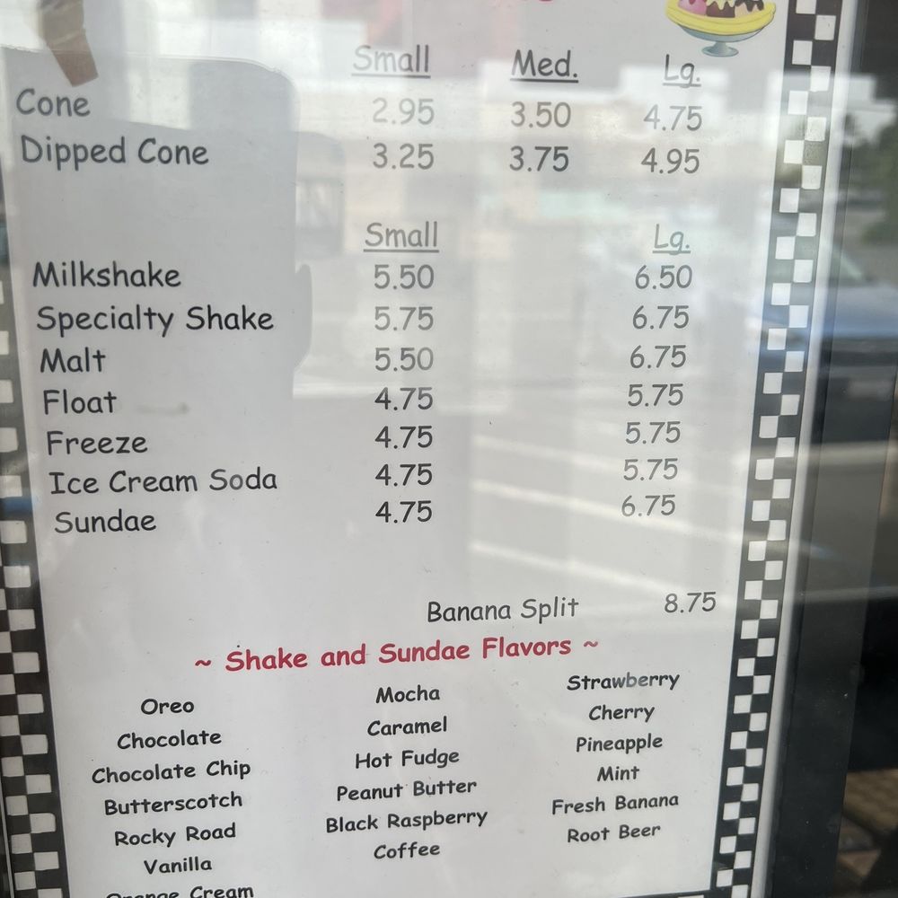 Fresh Freeze Drive-In - Fountain menu (6/6/23) - Burgers Near Me - Eureka, California