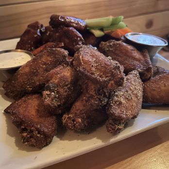 Waypoint Public House - Lemon pepper / chipotle BBQ wings. With the right sauces, and mix of flats/drums, they're a good reason to visit here. - New American Near Me - Monona, Wisconsin