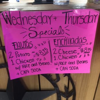 Taco Patron - Specials - Mexican Near Me - Conroe, Texas