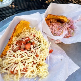 Guasaca - 1 Crispy Chicken Arepa and 1 Grilled Chicken Arepa - Venezuelan Near Me - Raleigh, North Carolina