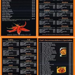 spice of india - this is old menu we have new menu