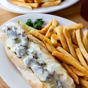 Putnam's Waterview Restaurant - Steak & Cheese Sub with fries - American Near Me - Goffstown, New Hampshire