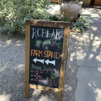 Roblar Winery - Before you go....Check out the fresh produce from their farm stand. - Wineries Near Me - Santa Ynez, California Roblar Winery - Before you go....Check out the fresh produce from their farm stand. - Wineries Near Me - Santa Ynez, California
