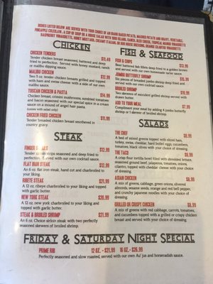 Menu photo 8 Cactus Grill Kimberly, ID