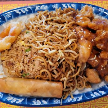 China Kitchen - Orange chicken combo plate - Chinese Near Me - Fowler, California China Kitchen - Orange chicken combo plate - Chinese Near Me - Fowler, California