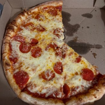 Salvatore's Pizza - a half eaten pepperoni pizza - Pizza Near Me - Johnstown, Pennsylvania Salvatore's Pizza - a half eaten pepperoni pizza - Pizza Near Me - Johnstown, Pennsylvania