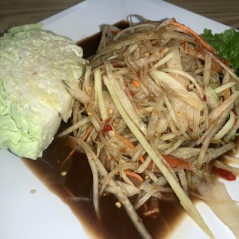 Thai Phuket Restaurant - Papaya Salad. Spice level 4 out 5 - Thai Near Me - Fresno, California Thai Phuket Restaurant - Papaya Salad. Spice level 4 out 5 - Thai Near Me - Fresno, California