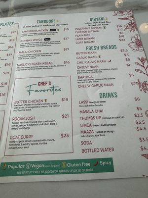 Menu photo 2 Naan & Curry Henderson, NV