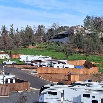 Auburn RV Resort - Our camp site on a beautiful day out. - RV Parks Near Me - Auburn, California