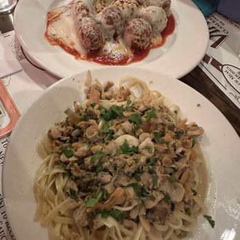 Vincent's Clam Bar - Meatballs or Sausage (2) clam pasta as a side - Seafood Near Me - Carle Place, New York Vincent's Clam Bar - Meatballs or Sausage (2) clam pasta as a side - Seafood Near Me - Carle Place, New York