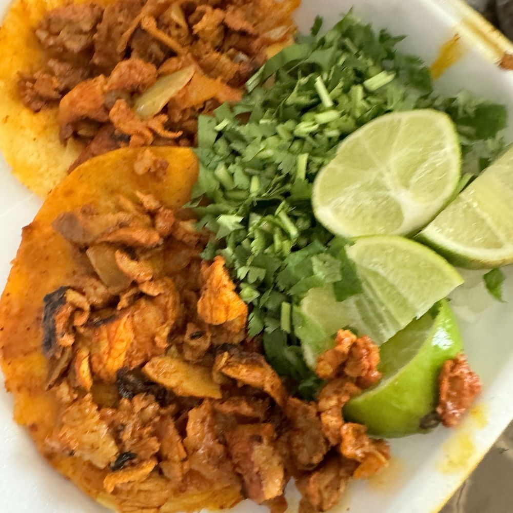 Street tacos with trompo!! Delicious!!! Street tacos with trompo!! Delicious!!!
