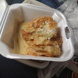 Kin's Wok Ghent - Grease soaked scallion pancake