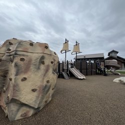 Blaine Marine Park - Rock wall and main play area.