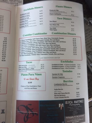 Menu photo 6 Chuy's Mexican Restaurant 5 Haltom City, TX