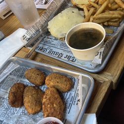 Townhouse Sports Grill - Poppers and a French Dip