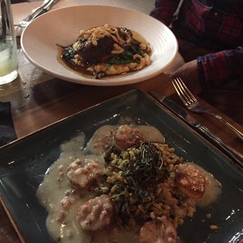 Saint & Second - Bison short rib & scallops. - New American Near Me - Long Beach, California