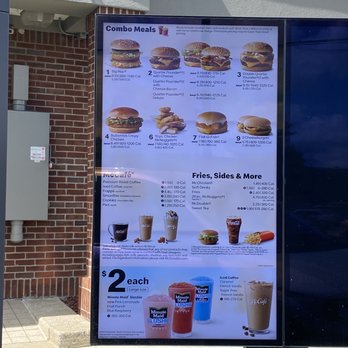 McDonald's - a menu for a fast food restaurant - Burgers Near Me - Bloomfield Hills, Michigan
