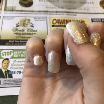 Hitek Nails - nail broke 2 days after i got them. just totally fell of while i was out to eat. also sloppy work around the ends of my nails - Nail Salons Near Me - Budd Lake, New Jersey