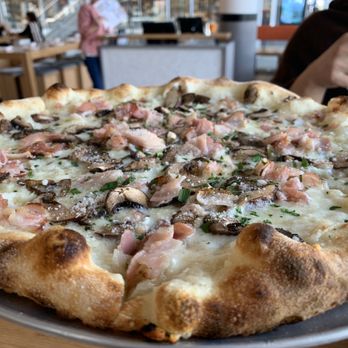 Delarosa Bishop Ranch - Pancetta pizza up close and personal! - Pizza Near Me - San Ramon, California Delarosa Bishop Ranch - Pancetta pizza up close and personal! - Pizza Near Me - San Ramon, California