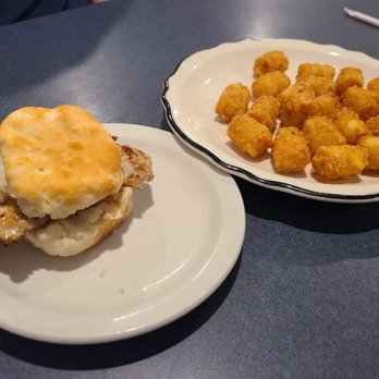 Old South Restaurant - Pork tenderloin biscuit & tots - Breakfast & Brunch Near Me - Rossville, Georgia Old South Restaurant - Pork tenderloin biscuit & tots - Breakfast & Brunch Near Me - Rossville, Georgia