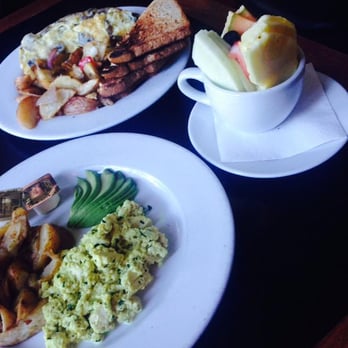 Cup Cafe - Tofu scramble with potatoes and a side of avocado, delicious! - New American Near Me - Tucson, Arizona Cup Cafe - Tofu scramble with potatoes and a side of avocado, delicious! - New American Near Me - Tucson, Arizona