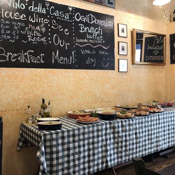 Cafè Cafè - Sunday brunch buffet setup. - Wine Bars Near Me - Rome, RM Cafè Cafè - Sunday brunch buffet setup. - Wine Bars Near Me - Rome, RM