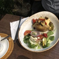 Union Cafe and Bistro - Baked potato with hummus