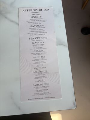 Menu photo 6 Tea Modern Chinese Orange, CA