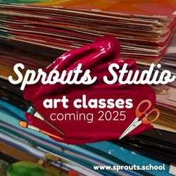 Sprouts Art & Nature School - Introducing Sprouts Studio! Preschool Art, Yoga, and Nature classes at Sprouts.