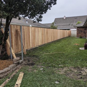 Christison Fence and Deck - One side done - Fences & Gates Near Me