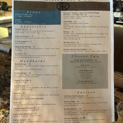 Wildhorse Grill - Menu food 2026