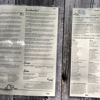Blue Barn - Menu - Salad Near Me - Corte Madera, California Blue Barn - Menu - Salad Near Me - Corte Madera, California