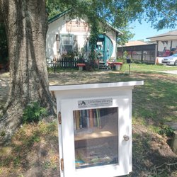 Little Free Library - Before I filled it.