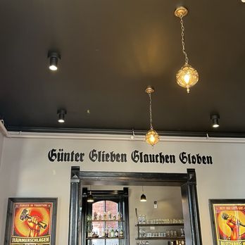 BratHaus - Signage and bar area - Burgers Near Me - Woodstock, Illinois