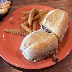 Spike’s Public House - Cuban sandwich with fries