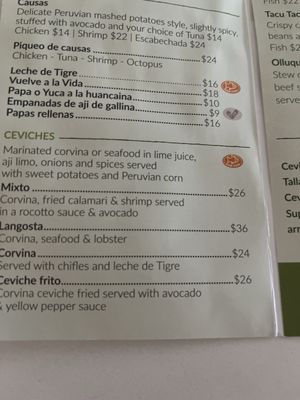 Menu photo 1 Oh Ceviche Davie, FL Menu photo 1 Oh Ceviche Davie, FL