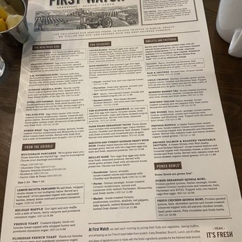First Watch - Menu - Breakfast & Brunch Near Me - Pittsburgh, Pennsylvania First Watch - Menu - Breakfast & Brunch Near Me - Pittsburgh, Pennsylvania