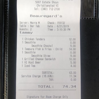 The Buccaneer Hotel - $75. food receipt. - Hotels Near Me - Christiansted, Virgin Islands